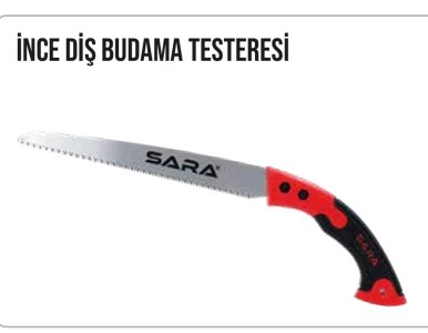 Testere Budama İnce Diş 240 mm