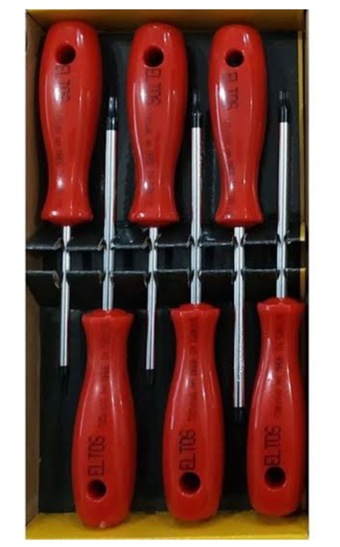Torx Tornavida Seti 6 Parça Eltos