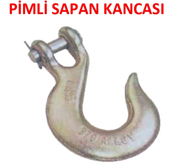 Pimli Sapan Kancası 5/16'' - 8 mm [ 2 Adet ]