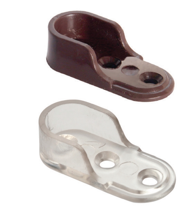 Oval Askı Flanşı Plastik Beyaz